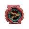 G-Shock & Baby-G GA-110FC & BA-110FC Hyper Color Matte Red Couple Watch Set
