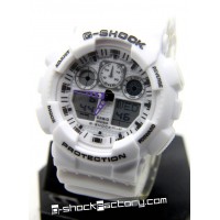 G-Shock GA-100 White Wrist Watch
