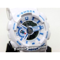 G-Shock GA-110 White & Blue Watch