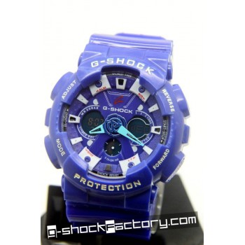 G-Shock GA-120-1A Blue & White Watch