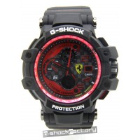 G-Shock GW-A1100ADWR Aviator Ferrari Edition Black & Red Watch
