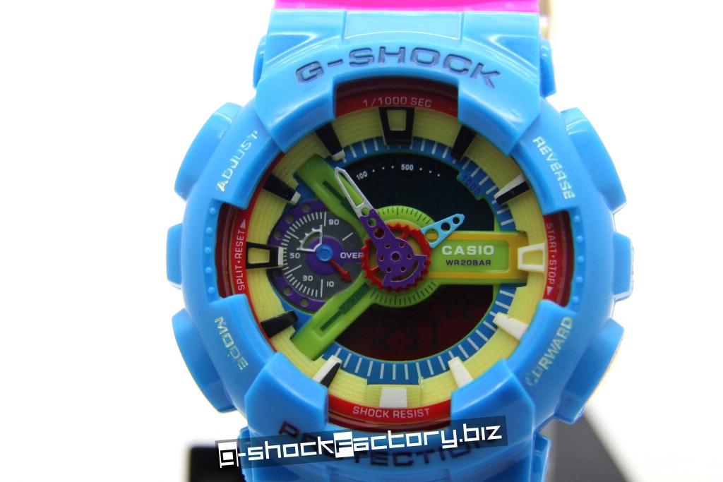 G Shock Ga 110 G Man Hyper Colors Limited Edition Blue Pink Purple Watch By Www G Shockfactory Com
